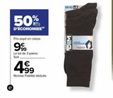 Chaussettes offre à 4,99€ sur Carrefour