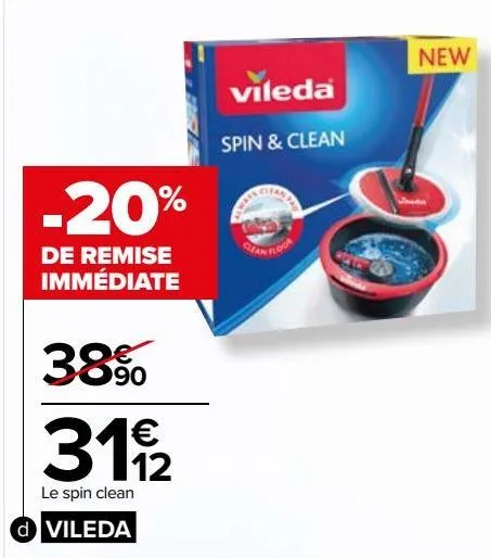 spin & clean vileda