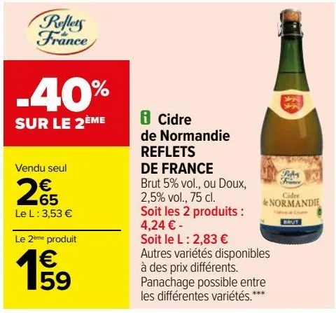 cidre de normandie reflets de france