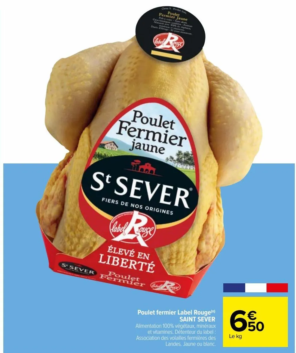 poulet fermier label rouge saint sever