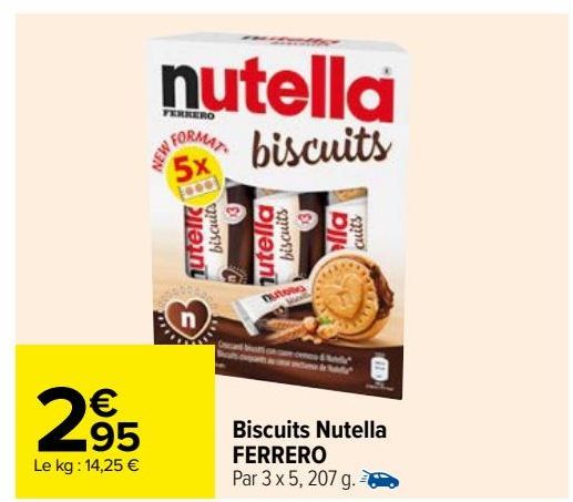 Biscuits Nutella FERRERO