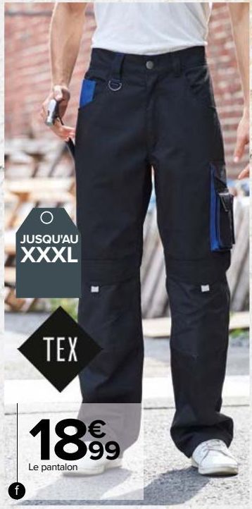 Pantalon de travail homme Tex
