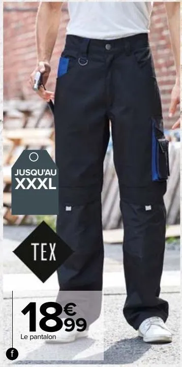 pantalon de travail homme tex