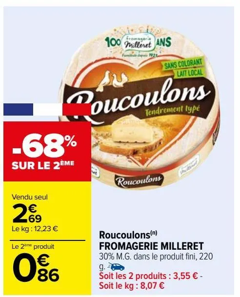 roucoulons(n) fromagerie milleret