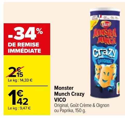  monster munch crazy vico