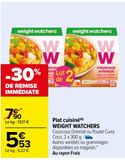 Plat cuisiné WEIGHT WATCHERS offre à 5,53€ sur Carrefour