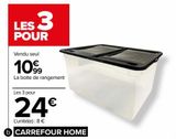 Boîte de rangement papillon Carrefour Home offre à 10,99€ sur Carrefour