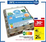 Oeufs de poules élevées au sol CARREFOUR CLASSIC offre à 4,19€ sur Carrefour