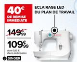 Machine à coudre Singer offre à 109,99€ sur Carrefour