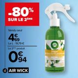 Spray neutralisateur d'odeurs AIR WICK offre à 4,69€ sur Carrefour