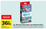 Jeu "Nintendo Switch Sports" pour Nintendo Switch offre à 36,95€ sur Carrefour