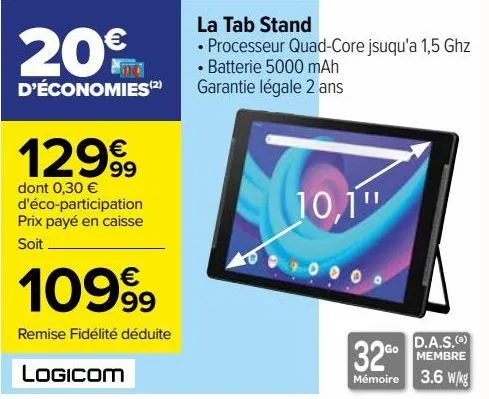 la tab stand 