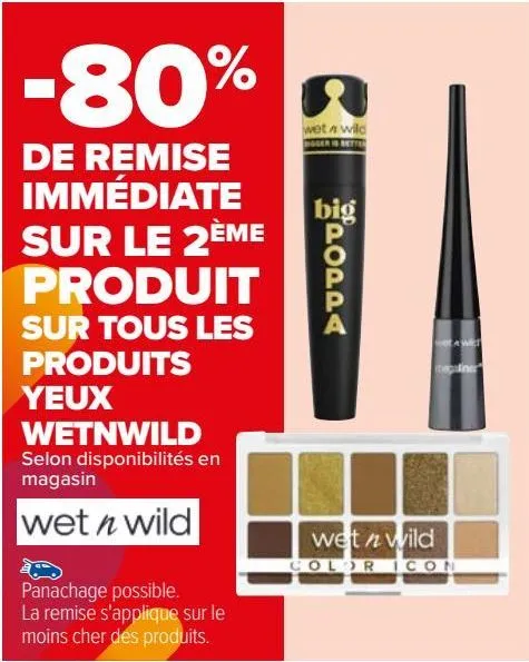 sur tous les produits yeux wentwild 