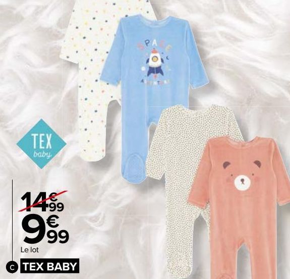 Lot de 2 pyjama bébé 
