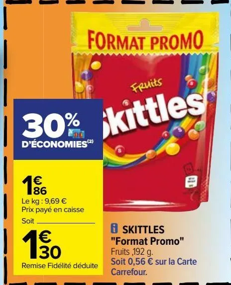 skittles ''format promo'' 