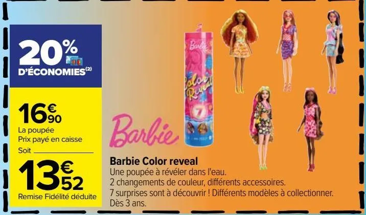 barbie color reveal 