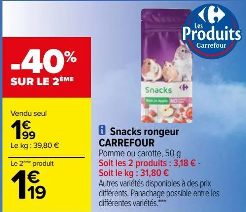 snack rongeur carrefour