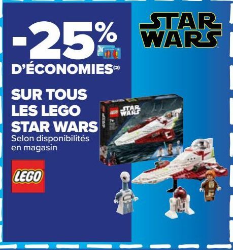 SUR TOUS LES LEGO STAR WARS 