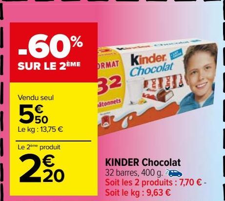 KINDER Chocolat 