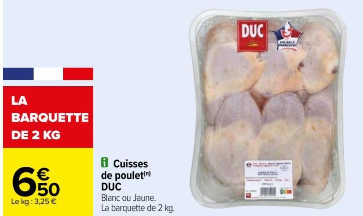 Cuisses de poulet DUC