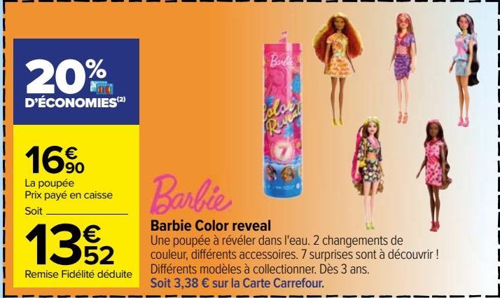 Barbie Color reveal 