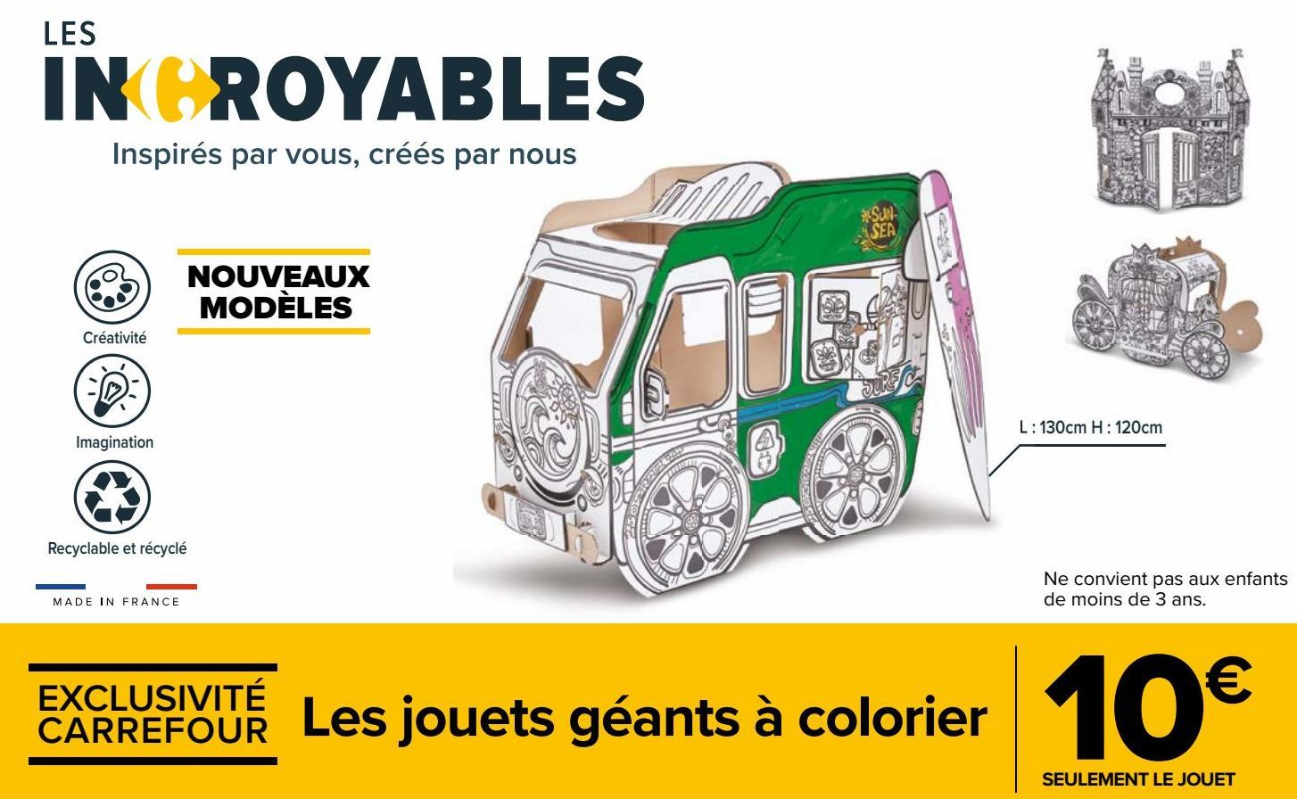 Les jouets géants à colorier 