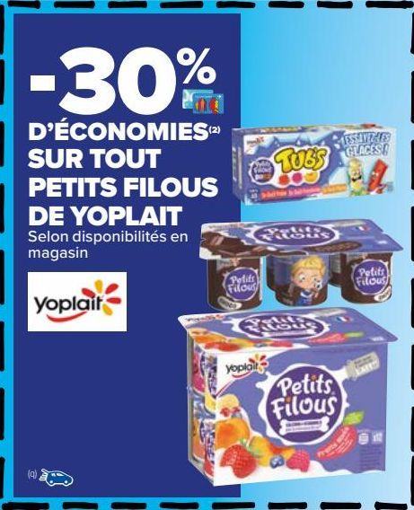 SUR TOUT PETITS FILOUS DE YOPLAIT 