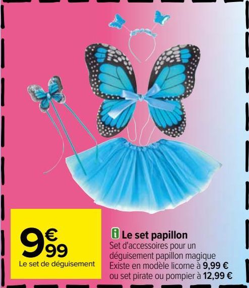 Le set papillon 