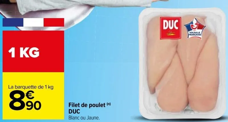 filet de poulet duc 