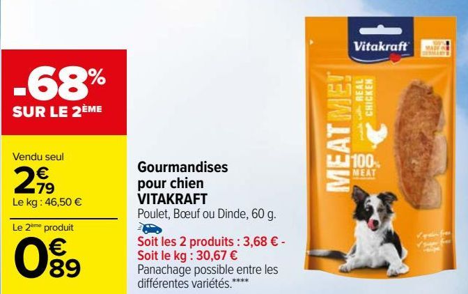 Gourmandises pour chien VITAKRAFT 