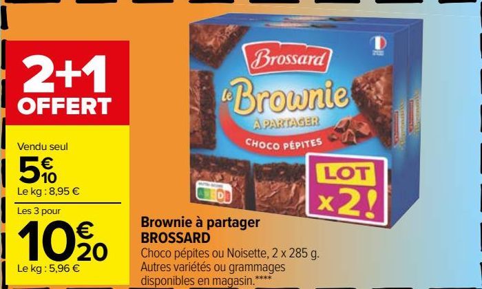 Brownie a partager BROSSARD 