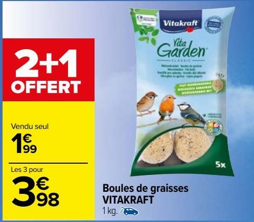 Boules de graisses VITAKRAFT 