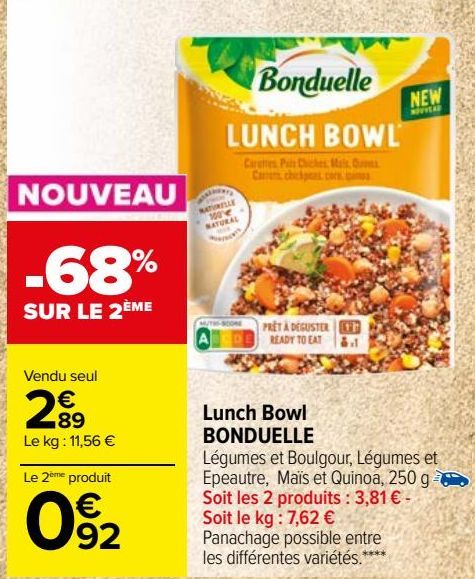 Lunch Bowl BONDUELLE 