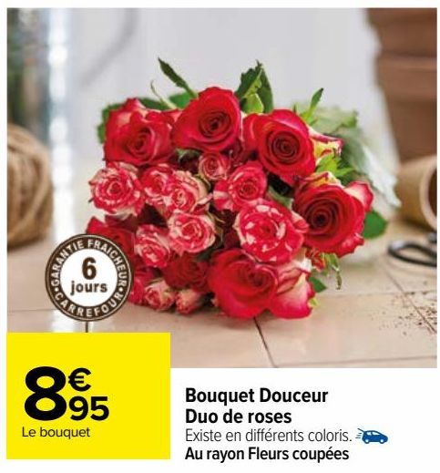 Bouquet Douceur Duo de roses 