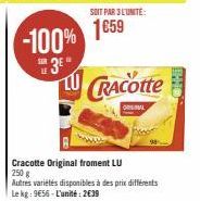 -100%  3*  SOIT PAR 3 L'UNITÉ:  1659  LUCRACOtte  ORIGINAL 