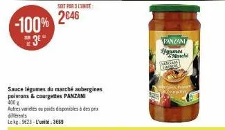 légumes panzani