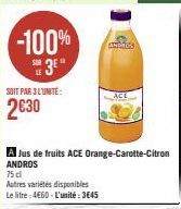 jus de fruits Andros