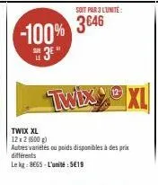 promos twix