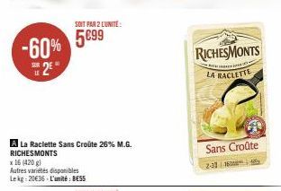 raclette RichesMonts