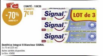 dentifrice Signal