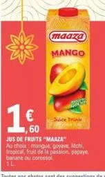 maaza mango  juice drink 