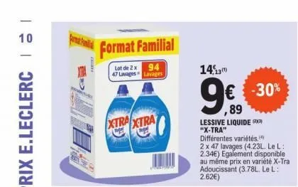 Promo Lessive liquide Total XTRA* chez Casino Supermarchés