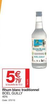 rhum blanc 