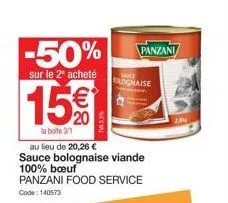 sauce bolognaise panzani
