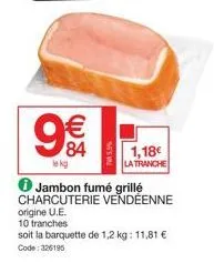 jambon fumé 