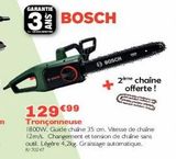 Tronçonneuse Bosch offre sur Les Briconautes