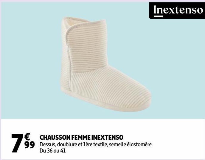CHAUSSON FEMME INEXTENSO