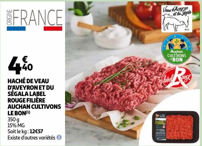  haché de veau  d'aveyron et du  ségala label  rouge filière  auchan cultivons  le bon(1)