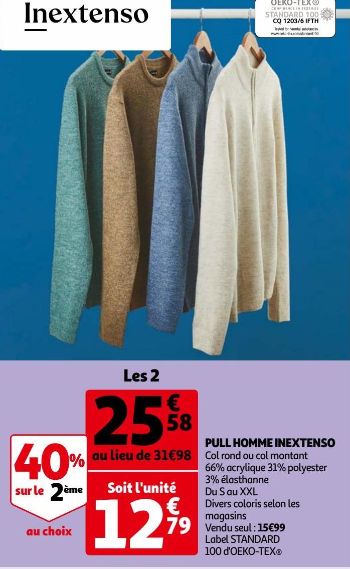 PULL HOMME INEXTENSO