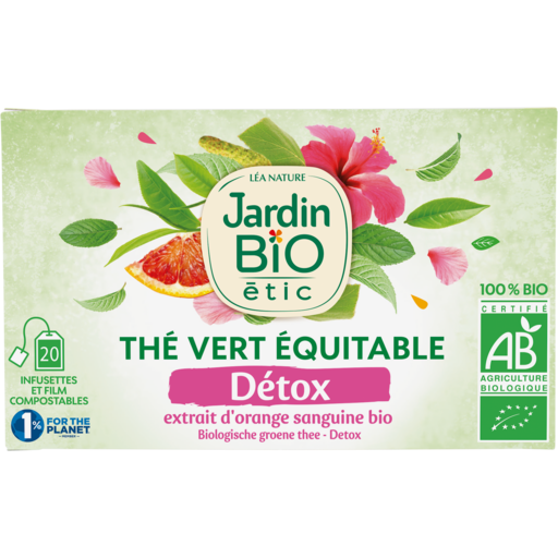 THÉ VERT BIO DETOX JARDIN BIO ETIC